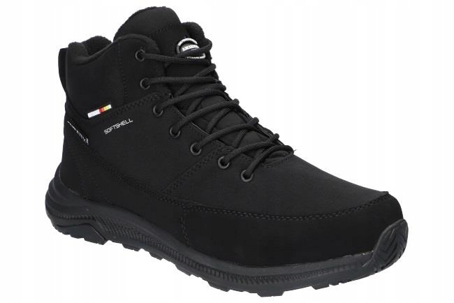 American SN58 Zateplené Sněhule Trekové Zimní Boty Pánské Černé 42