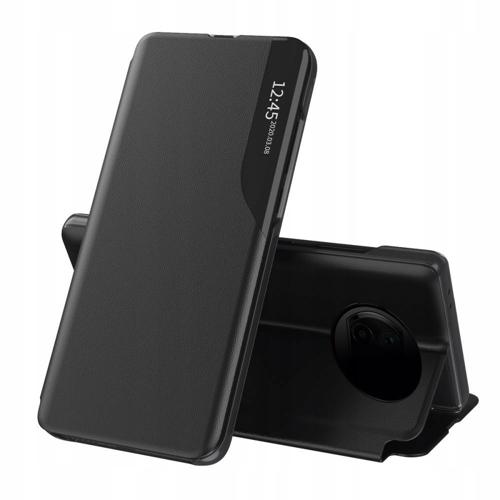 

Etui Smart View do Redmi Note 9T 5G, Skóra, Cover