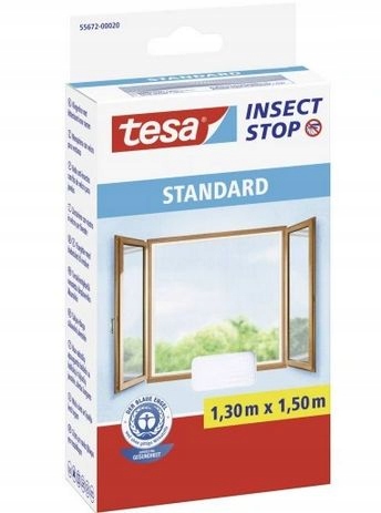 TESA Moskitiera okienna STANDARD 1,3/1,5m biała