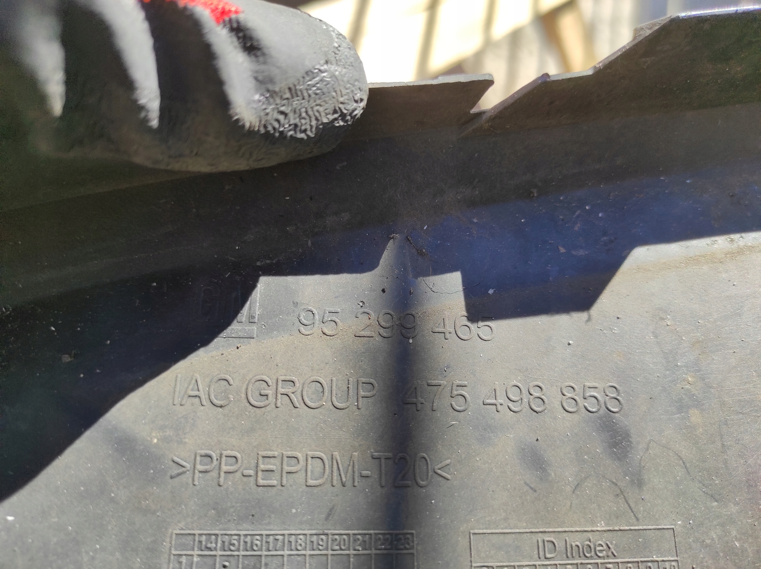 bumper front 95299465 Opel Mokka 12-16