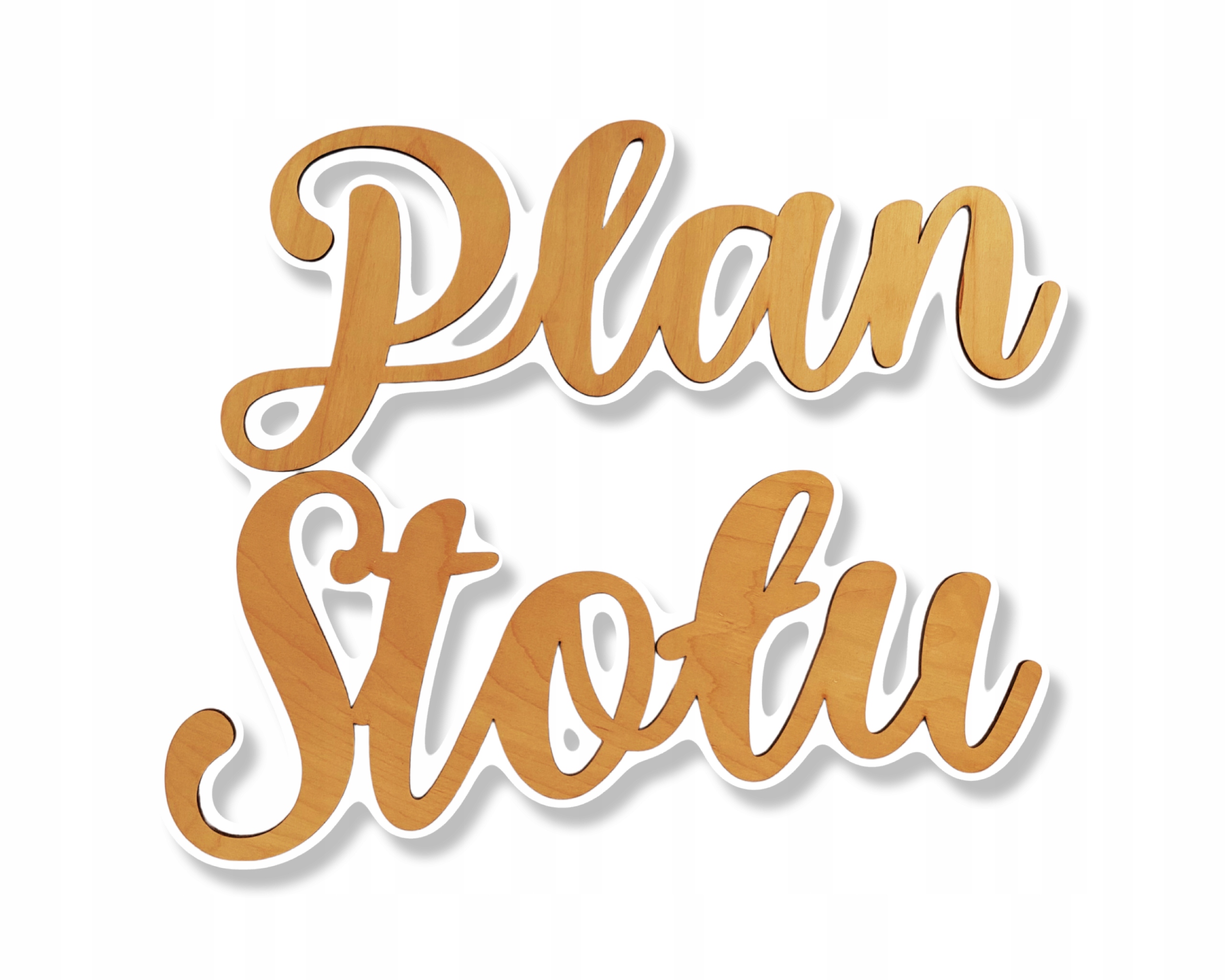 Plan Stołu Duży Napis Wesele Ślub Dekoracja