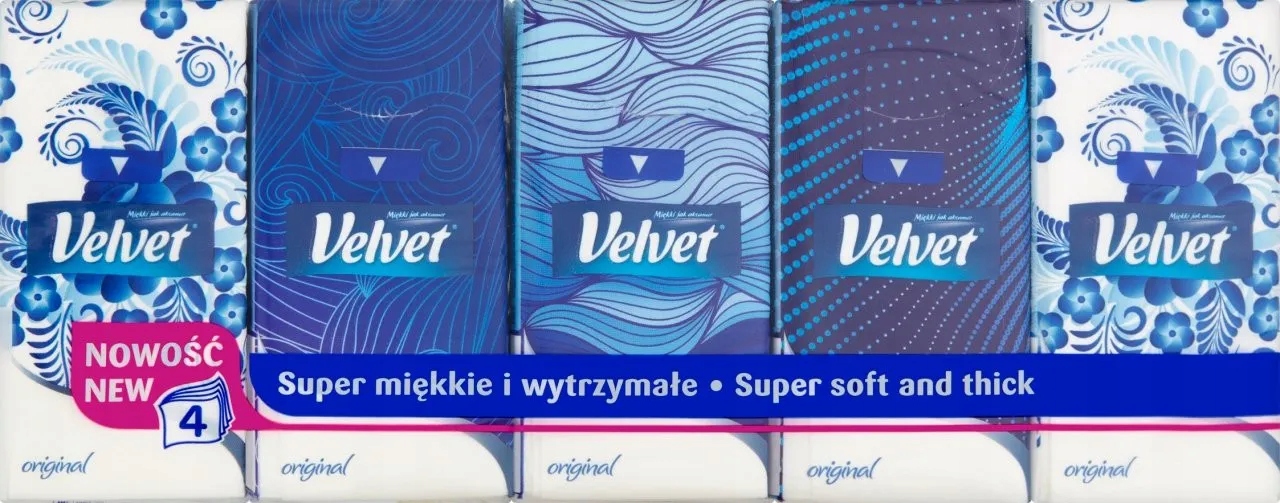 

Velvet Original Chusteczki higieniczne, 10 sztuk
