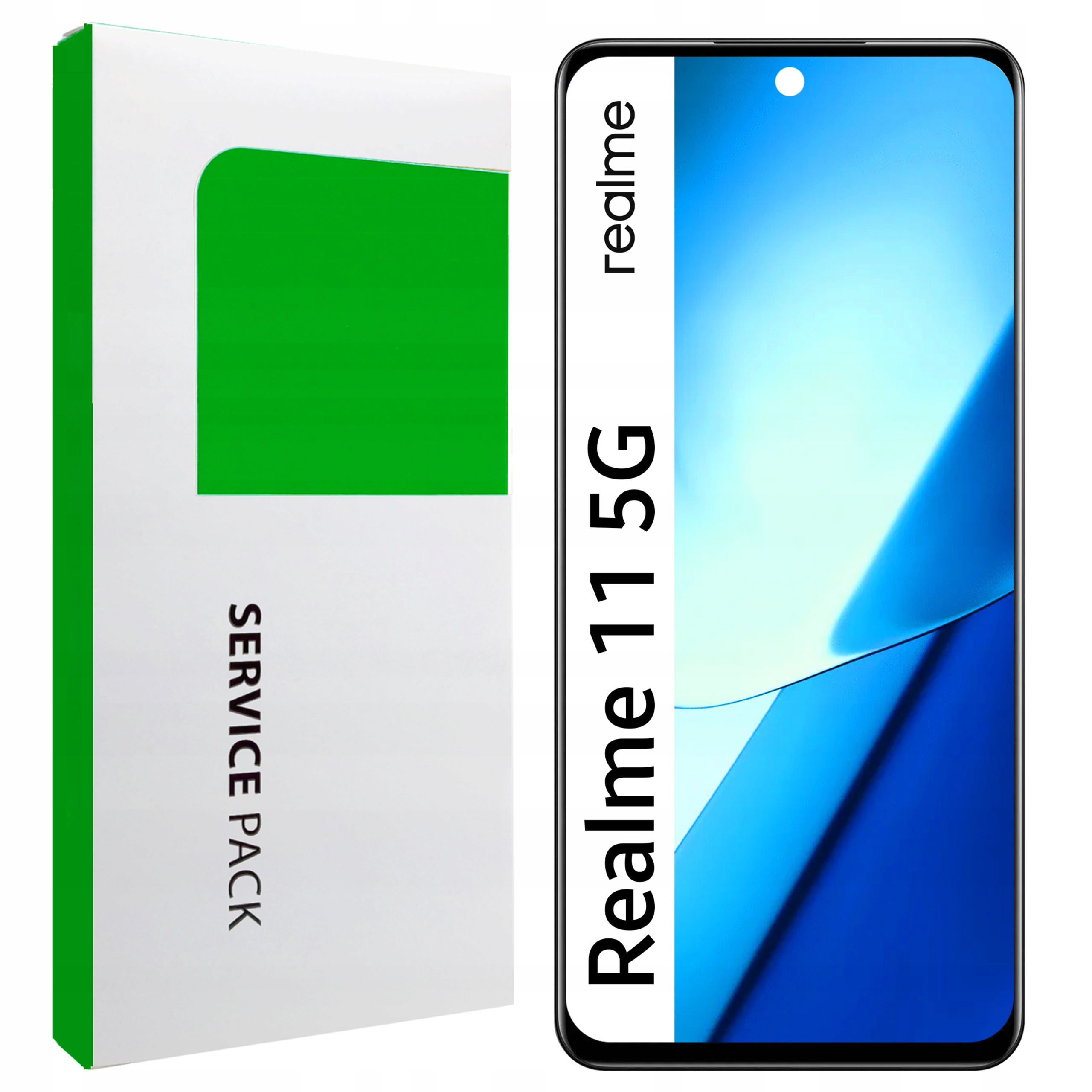 Originální Zila pro Realme 11 5G LCD Displej Digitizer Dotyk Rámeček