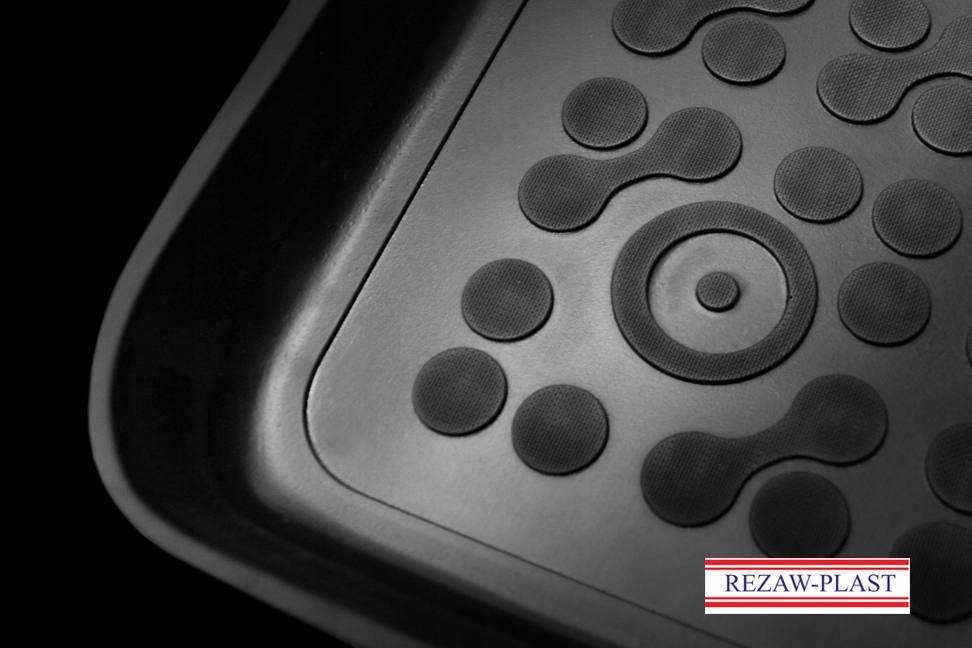 Dywaniki gumowe + mata wkład do bagażnika do Peugeot 807 Materiał polipropylen