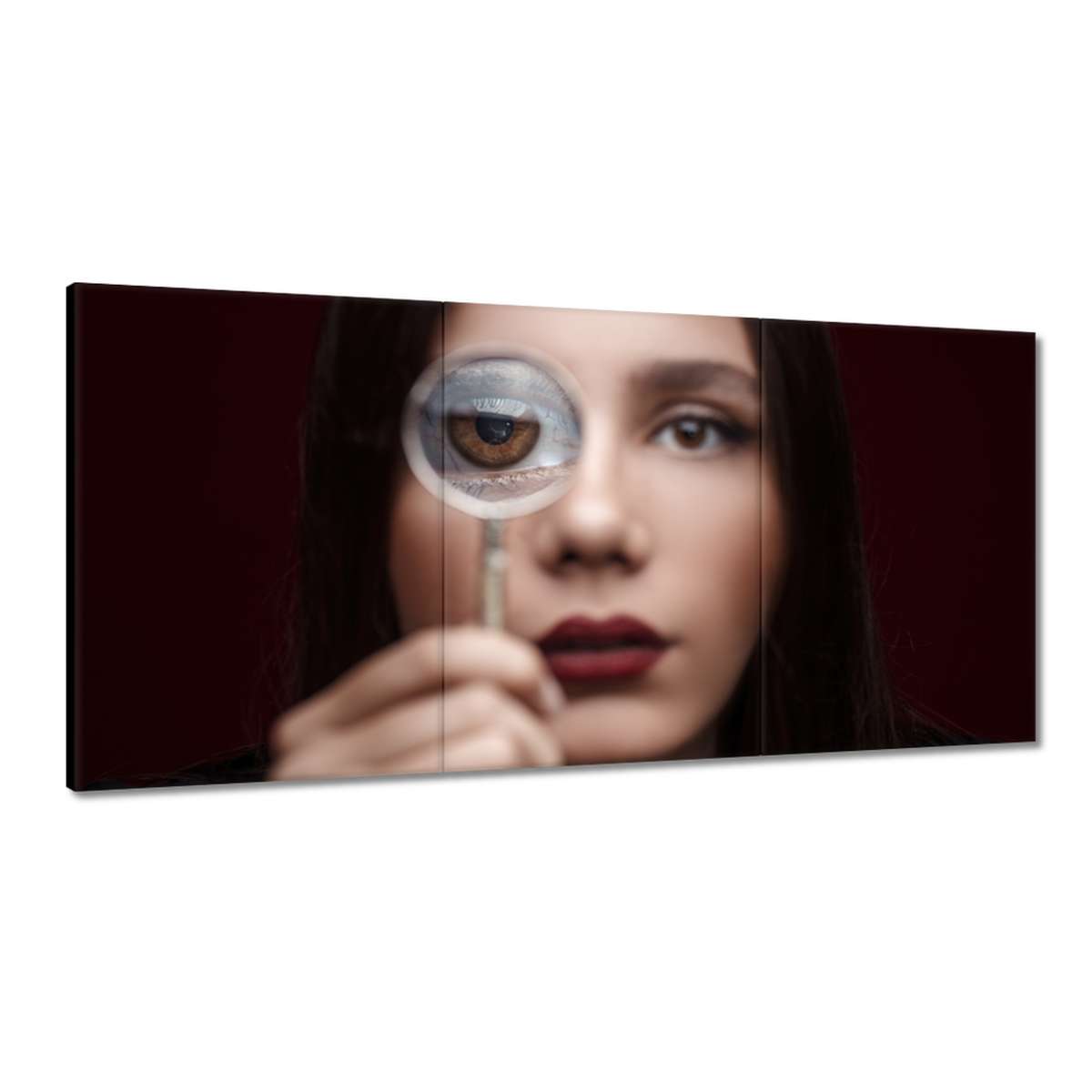 Obrazy 180x90 Sklíčko a oko Lupa
