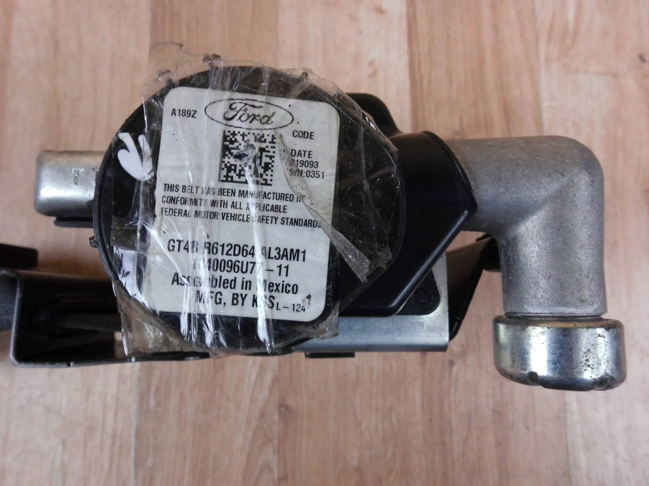 Ford Edge II MK2 2015+ tension belt right front front GT4B-R612D64