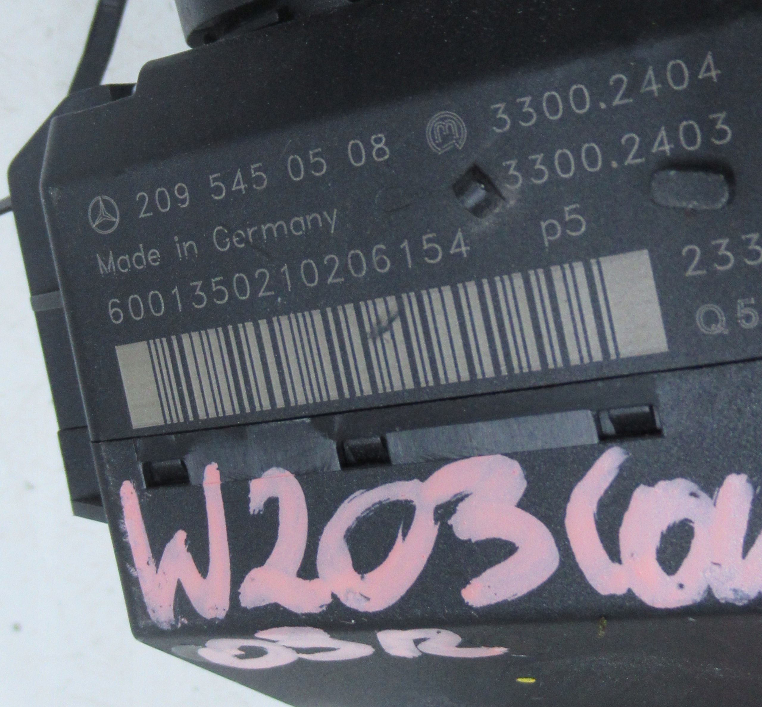 MERCEDES W203 ignition + 2x key PILOT 2095450508