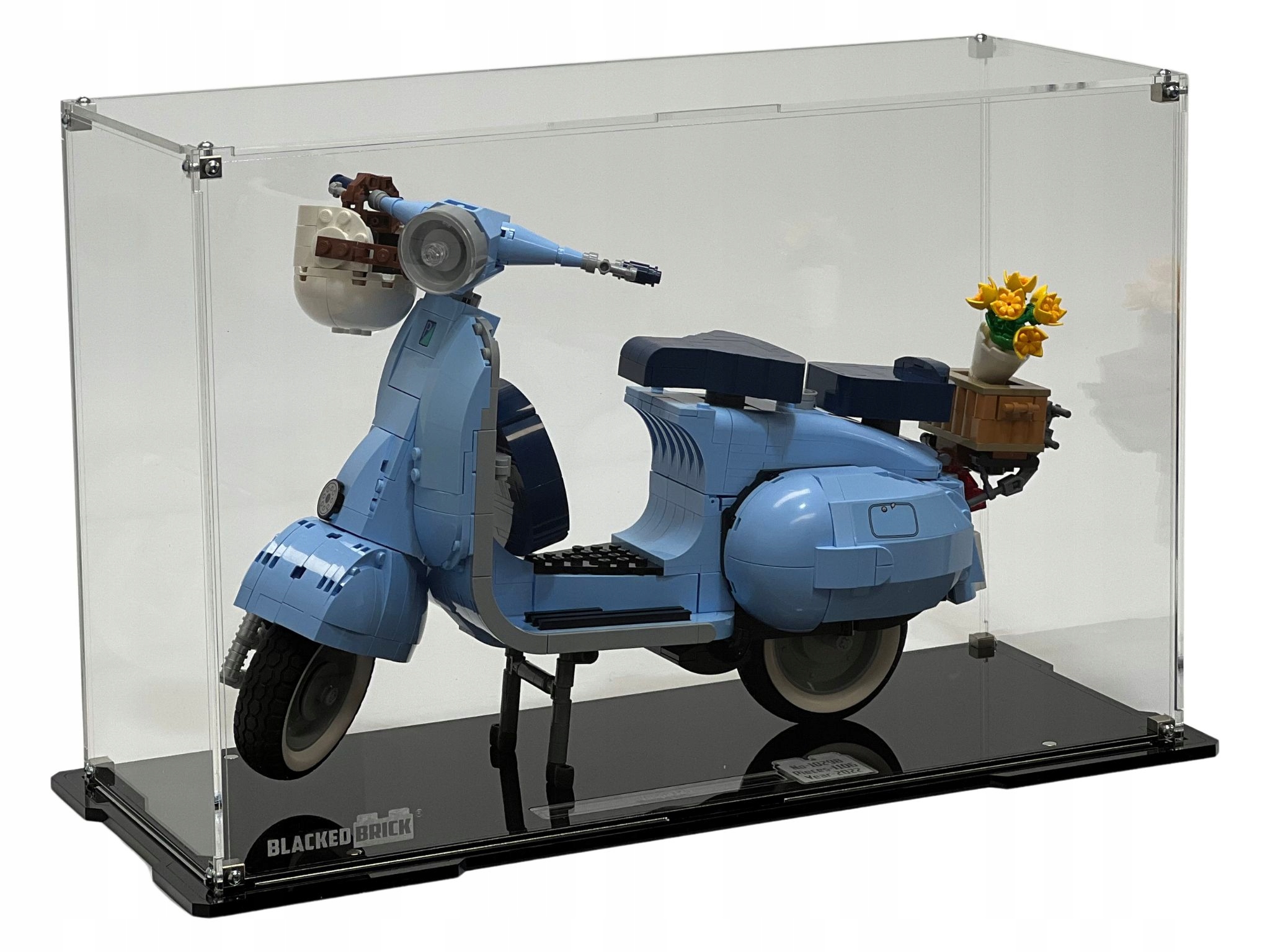 Vitrína Blacked Brick pre Lego 10298 Creator Expert Vespa 125