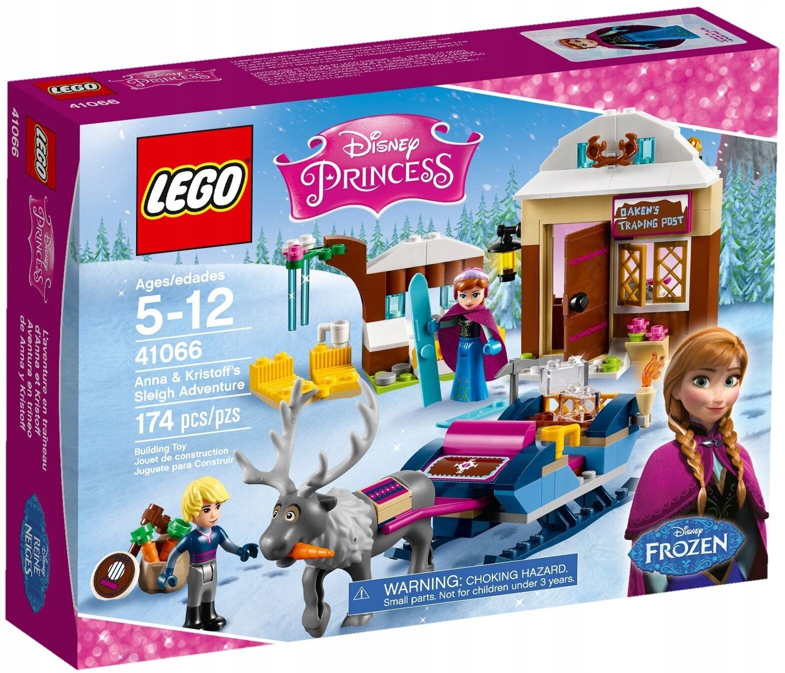 Lego Disney 41066 Sáňkové dobrodružství Anny a Kristoffa Nové