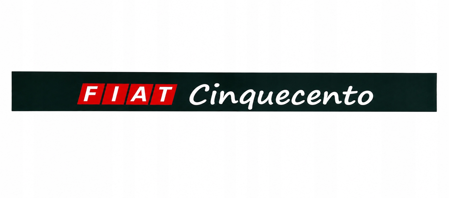 Fiat Cinquecento Pas przeciwsłoneczny, blenda na szybę, naklejka