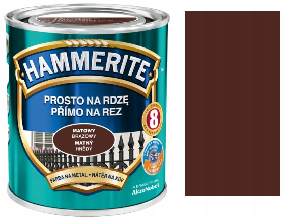

Hammerite Prosto Na Rdze Matowy Brąz 0,7L