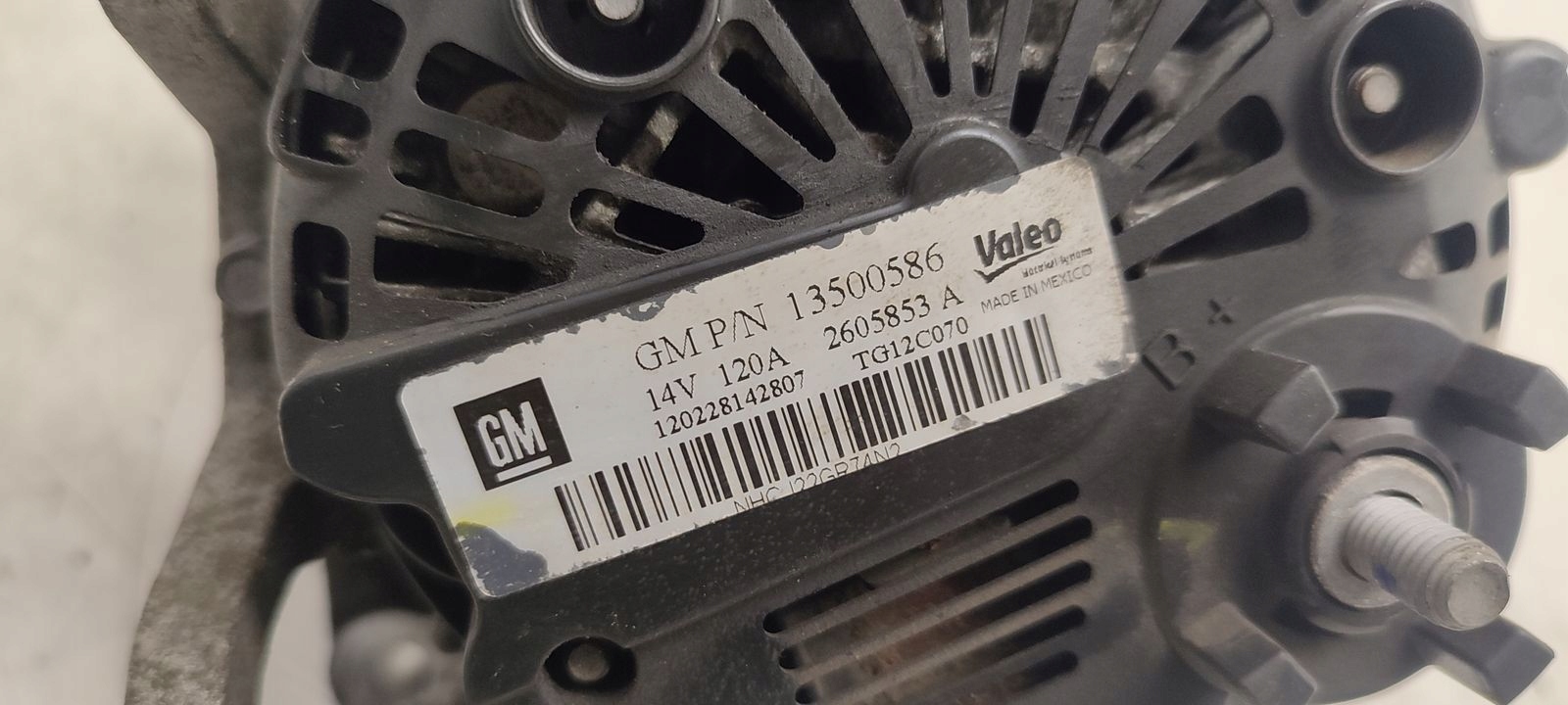 alternator Opel Zafira C 1,6 16V CNG