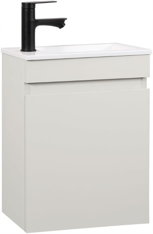Kometmöbel umývadlový set pre malé Wc 40 cm, kašmír