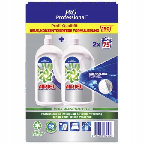 Levně Ariel Professionelle gel na praní Univerzální 150 praní 7,5l z Německa
