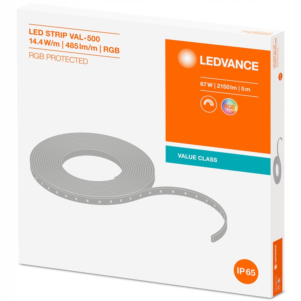 Led pásik Remienok 67W 300LED 24V Rgb farebný Vodotesný IP65 5m Ledvance