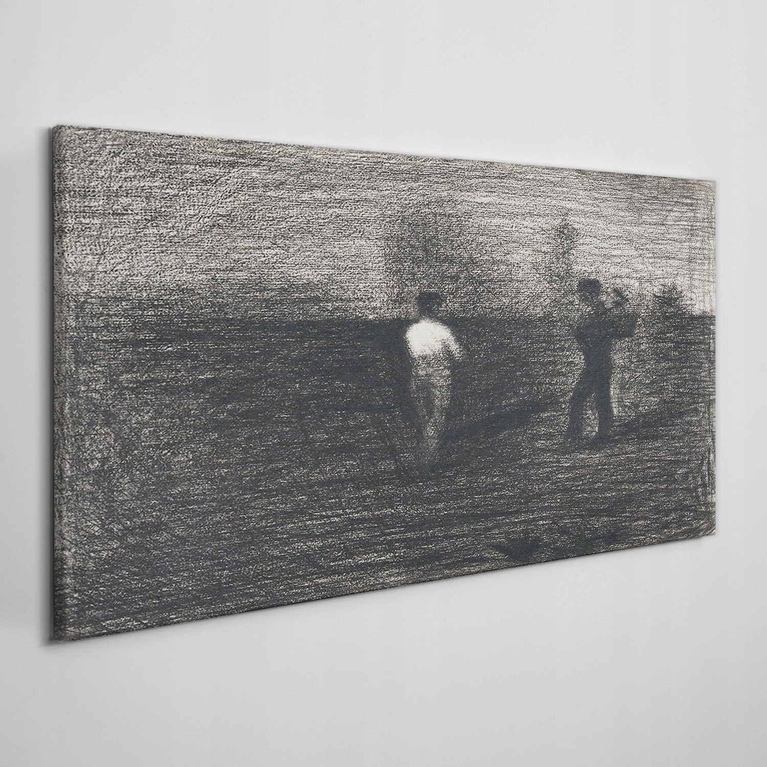 

Foto-obraz na ramie płótno Chłopi Seurat 100x50 cm