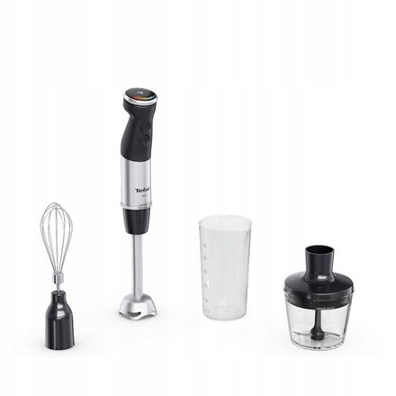 Blender ręczny Tefal Quickchef+ HB673830 1000W 0.5L Czarny/Stalowy