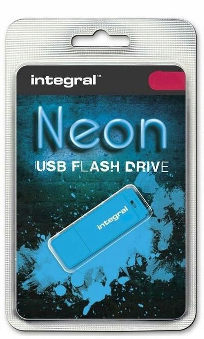 Pendrive Integral Neon 32 GB USB 2.0 niebieski