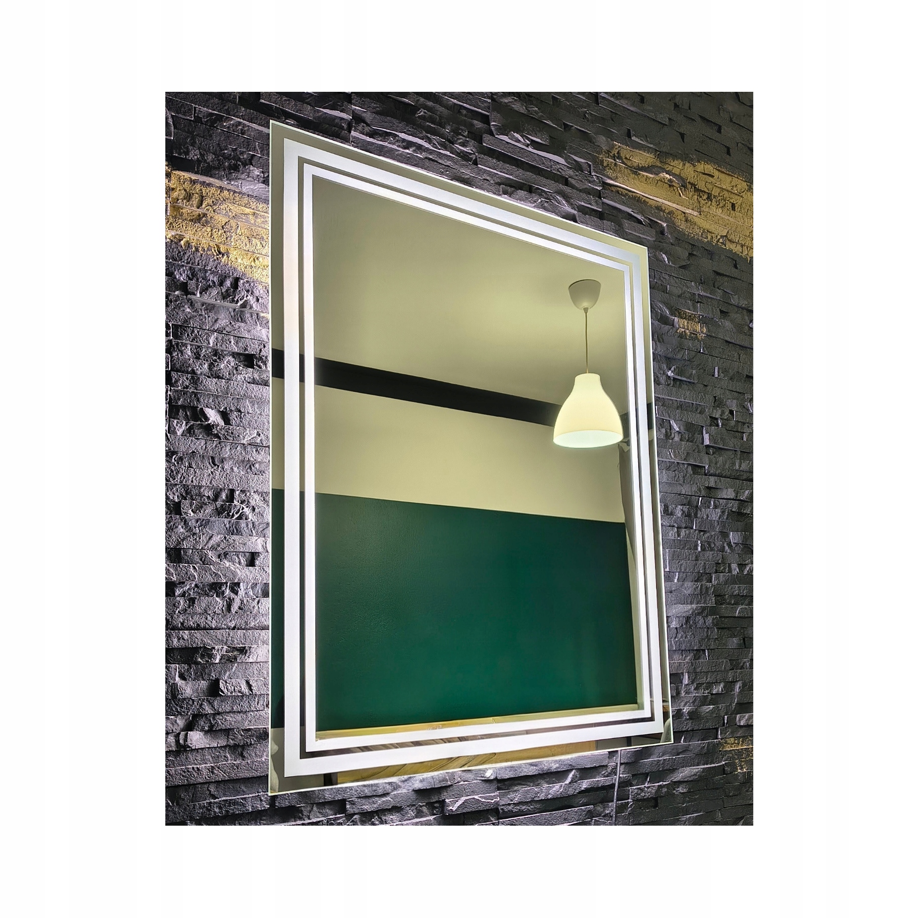 Led zrkadlo 60 cm x 80 cm Nástenné Kúpeľňa, Obývačka, Chodba, Šatňa