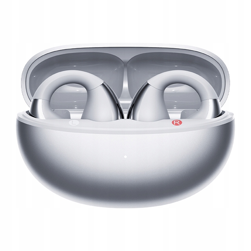 Qcy Crossky Clip C30S Bezdrátová sluchátka Open-Ear Ldac Bt 6.0 Stříbrná