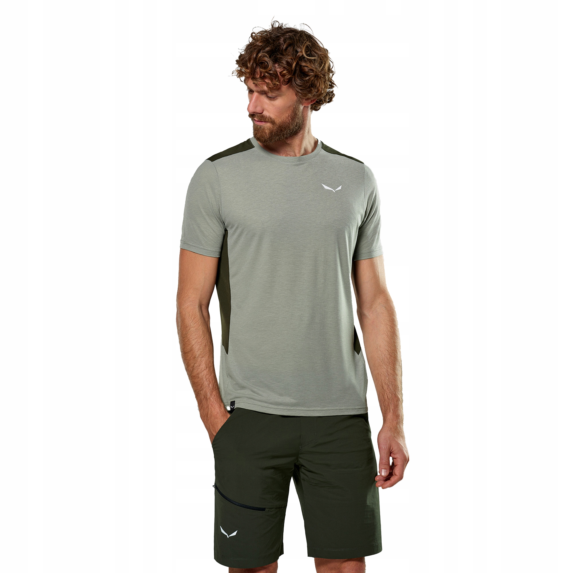 Pánské tričko Salewa Puez Hyb Dry shadow 52/XL
