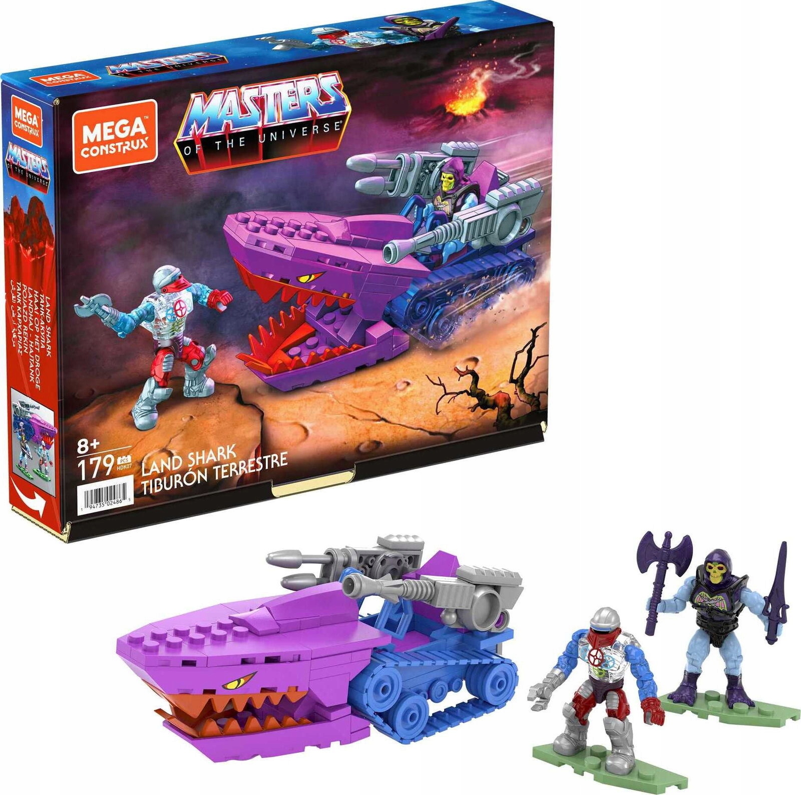 

univerMega Construx Motu Land Shark klocki 179el