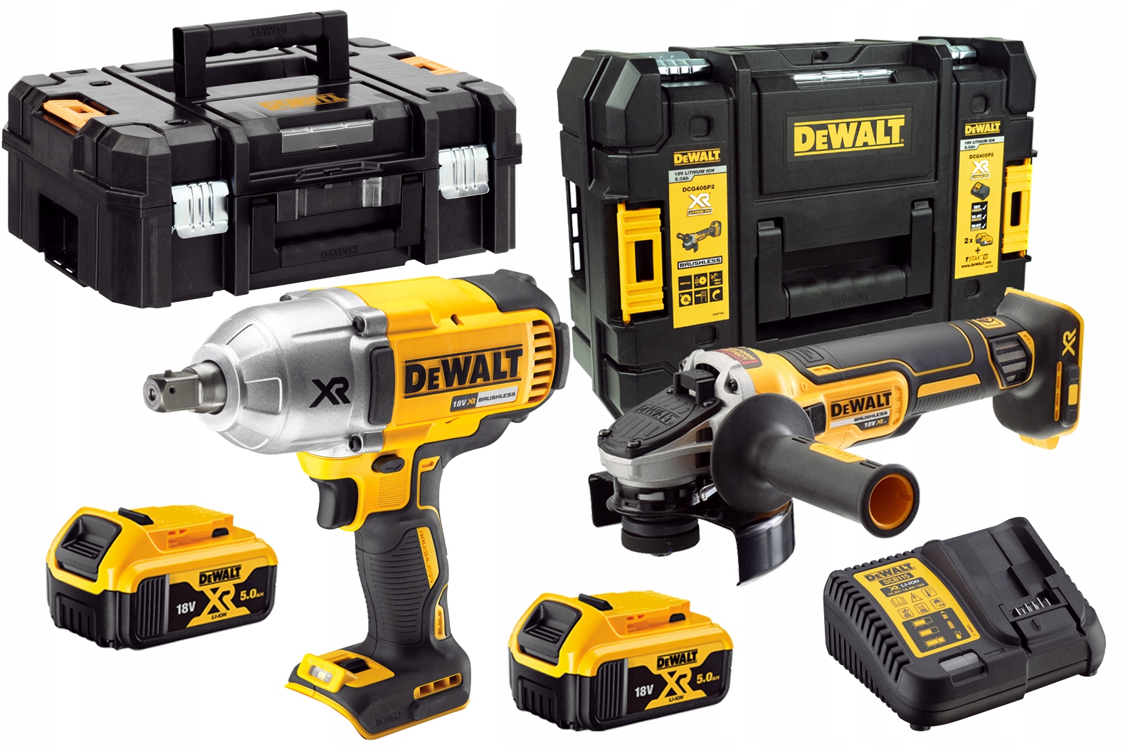 

Dewalt Zestaw Elektronarzędzi DCF899 DCG405 2XAKU