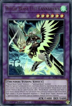 Yu-Gi-Oh! TCG: Ritual Beast Ulti-Cannahawk (BLTR)