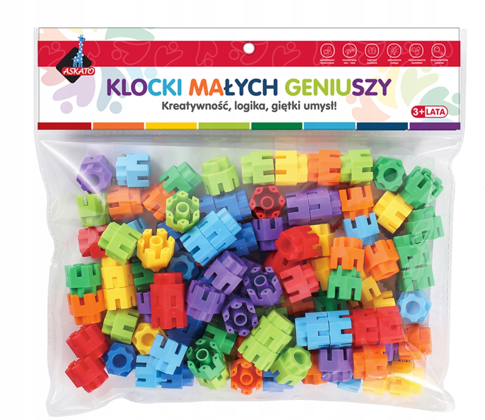 

Klocki małych geniuszy Śrubki, 100 elementów