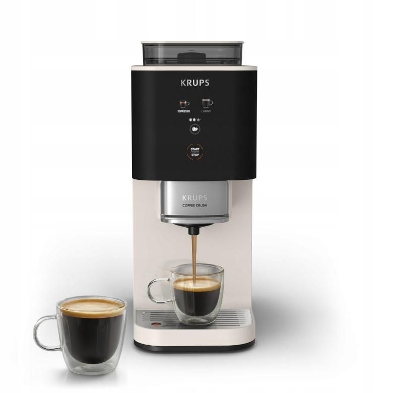 Ekspres do kawy ciśnieniowy KRUPS Coffee Crush kolbowy z młynkiem