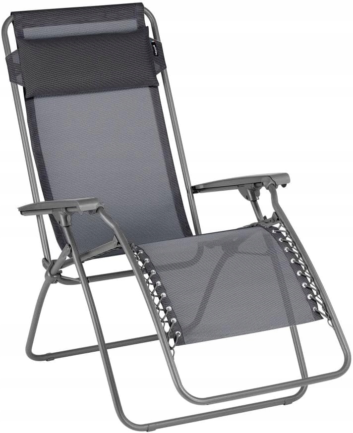 Lafuma Mobilier Relax Stolička Kreslo Ležadlo Záhradná Plážová 87x68x114 cm