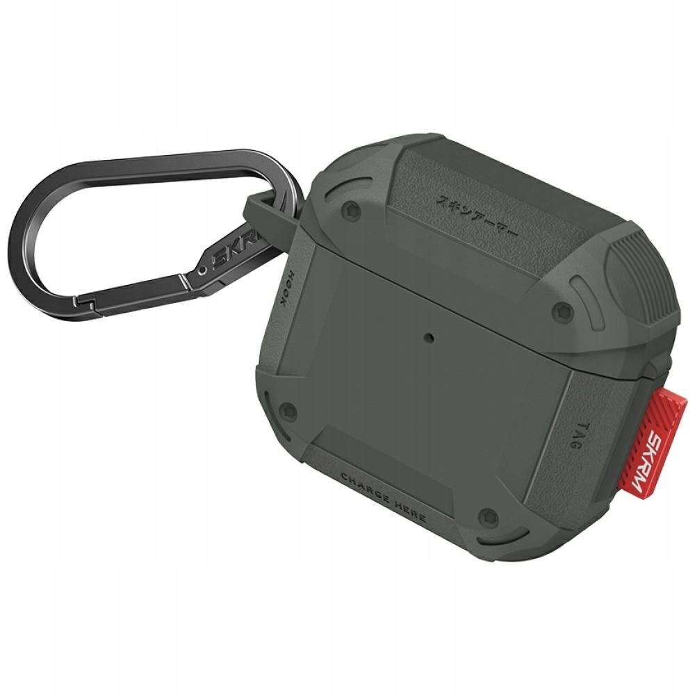 Pouzdro Skinarma Mecha Ce pro AirPods 4 olivové