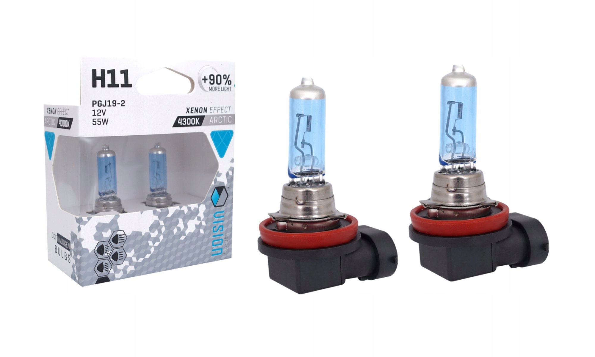 

2x Żarówki H11 12V 55W 4300K Arctic Vision +90%