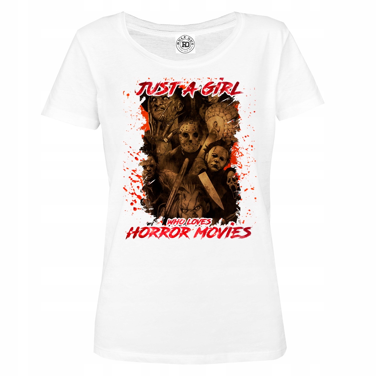 

Damska Koszulka Filmowa Halloween Horror Movies