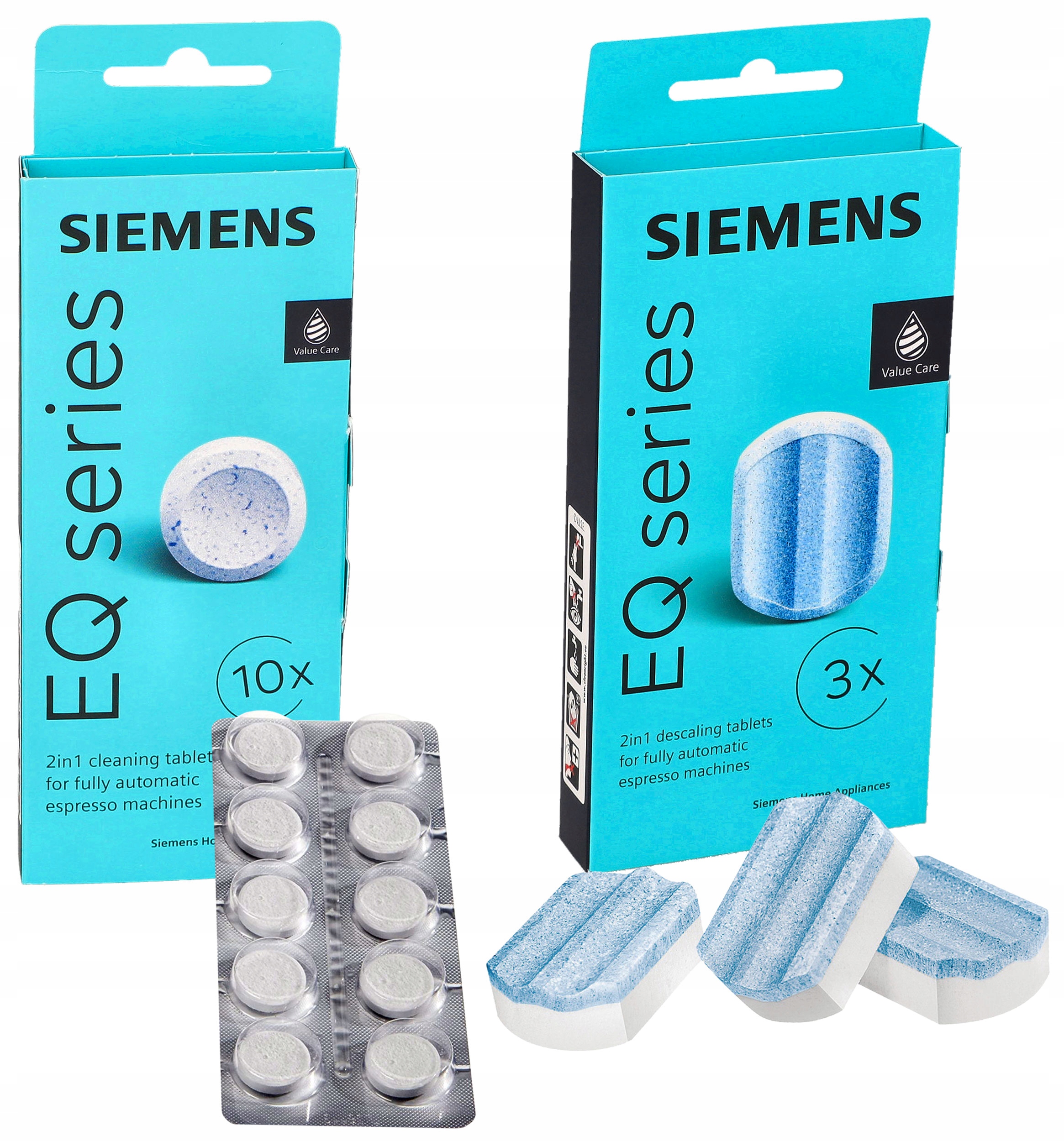 Tabletki Siemens EQ.6 plus s700 TZ80002N TZ80001N zestaw do ekspresu