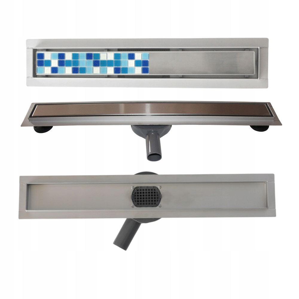 

Odpływ Liniowy Podłogowy 70CM Prysznicowy obrotowy