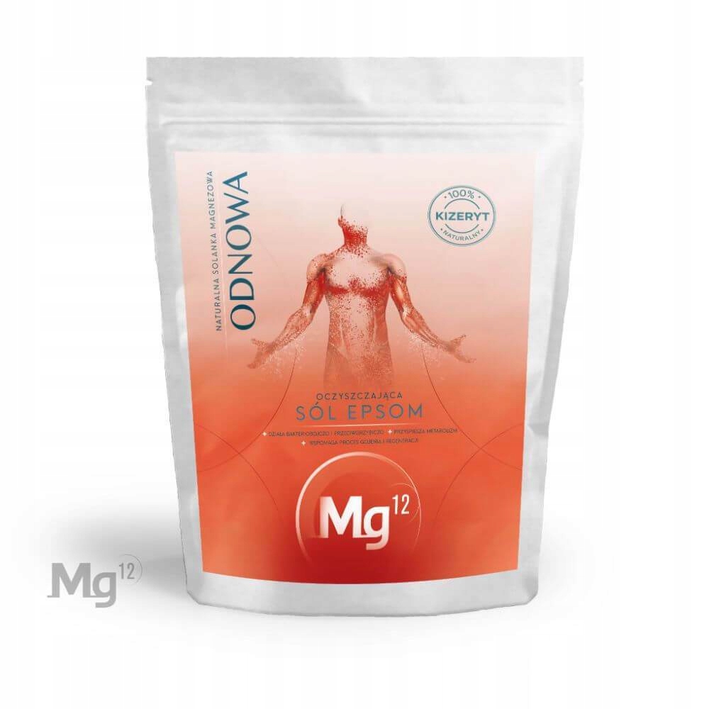 

Mg12 Oczyszczająca sól Epsom solanka magnezowa 4kg