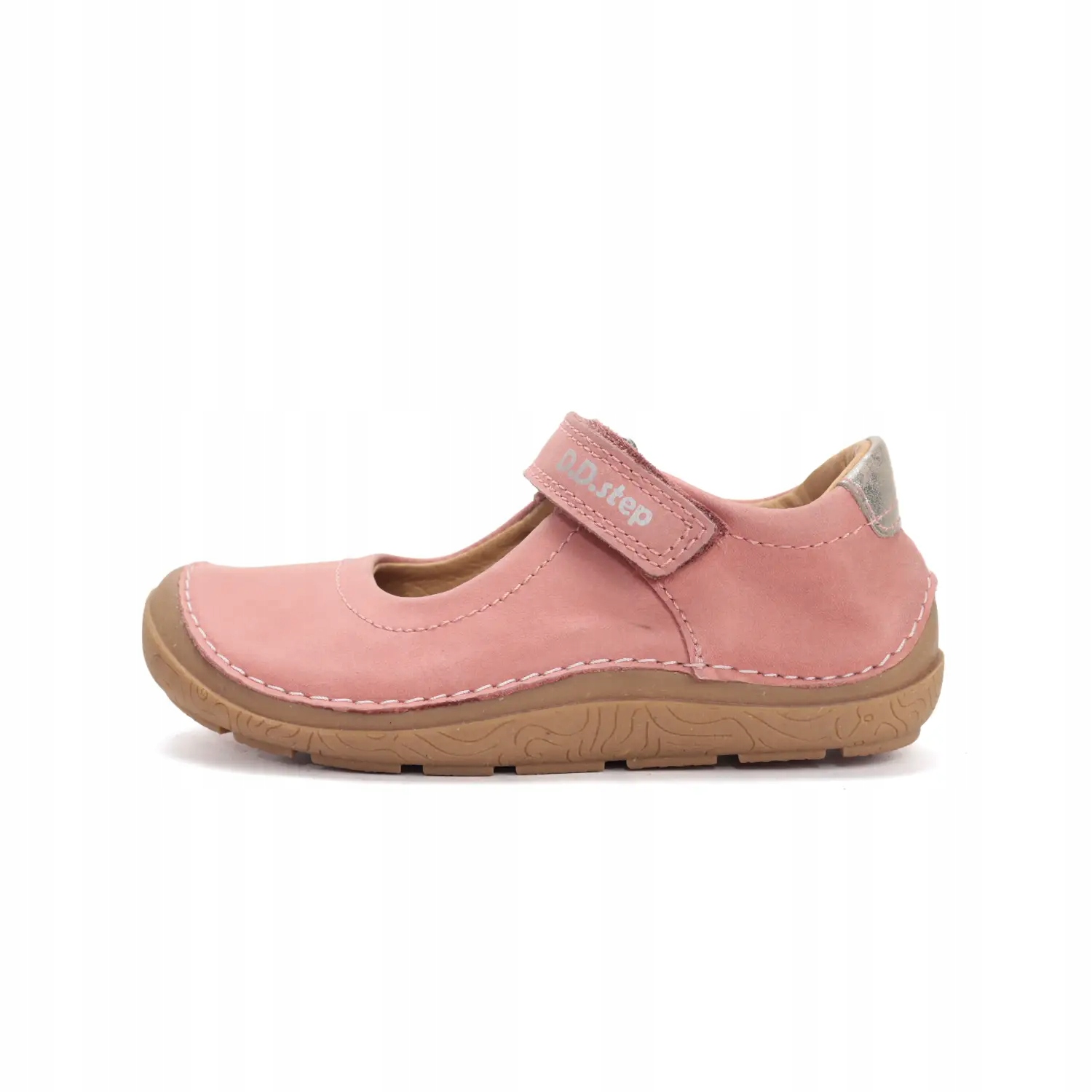 Baleriny skórzane barefoot D.D. Step H116-61955 Raspberry 23