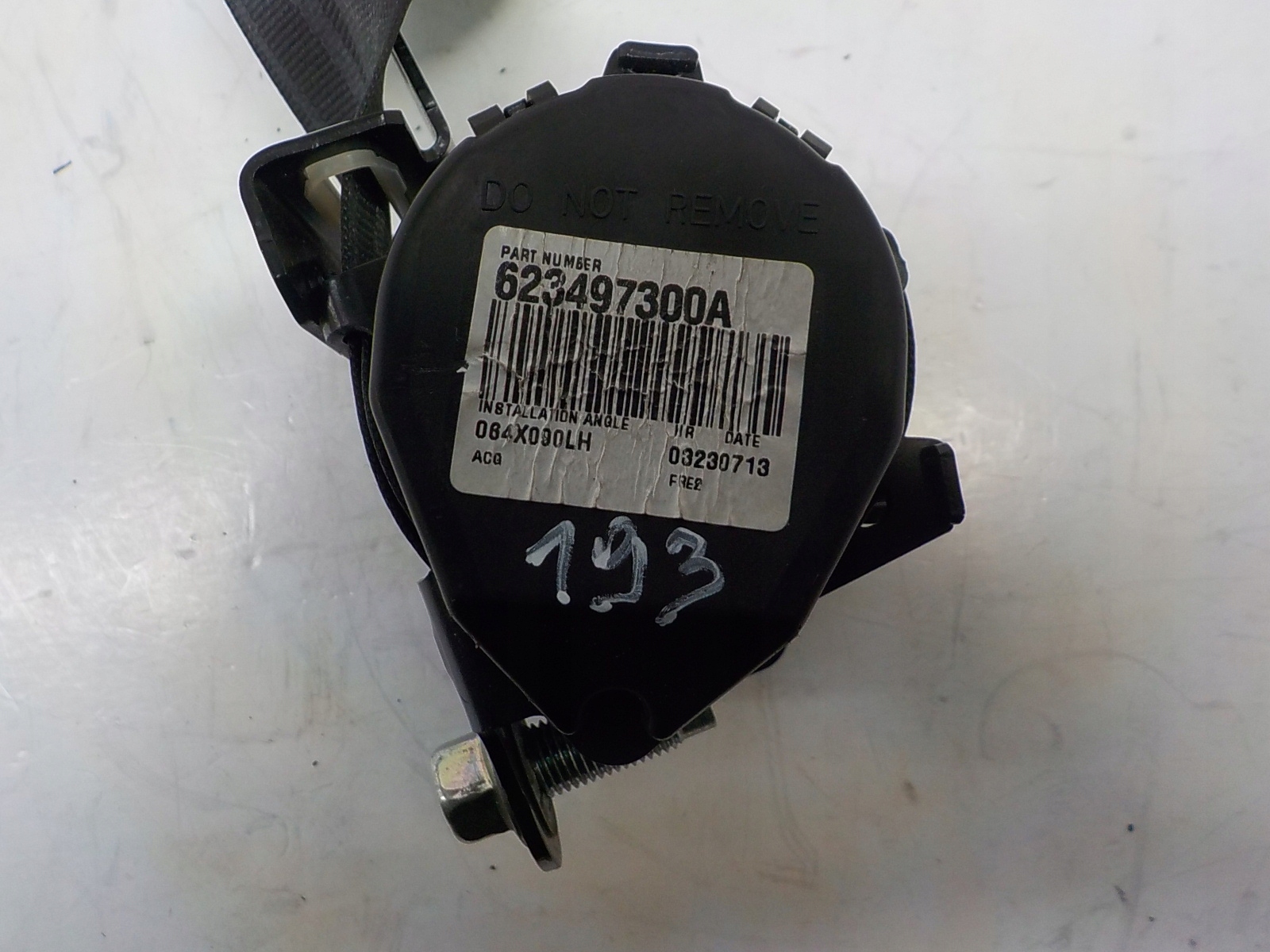 HONDA CR-V IV Gurten Sicherheits Spanner 623497300A 064X090LH