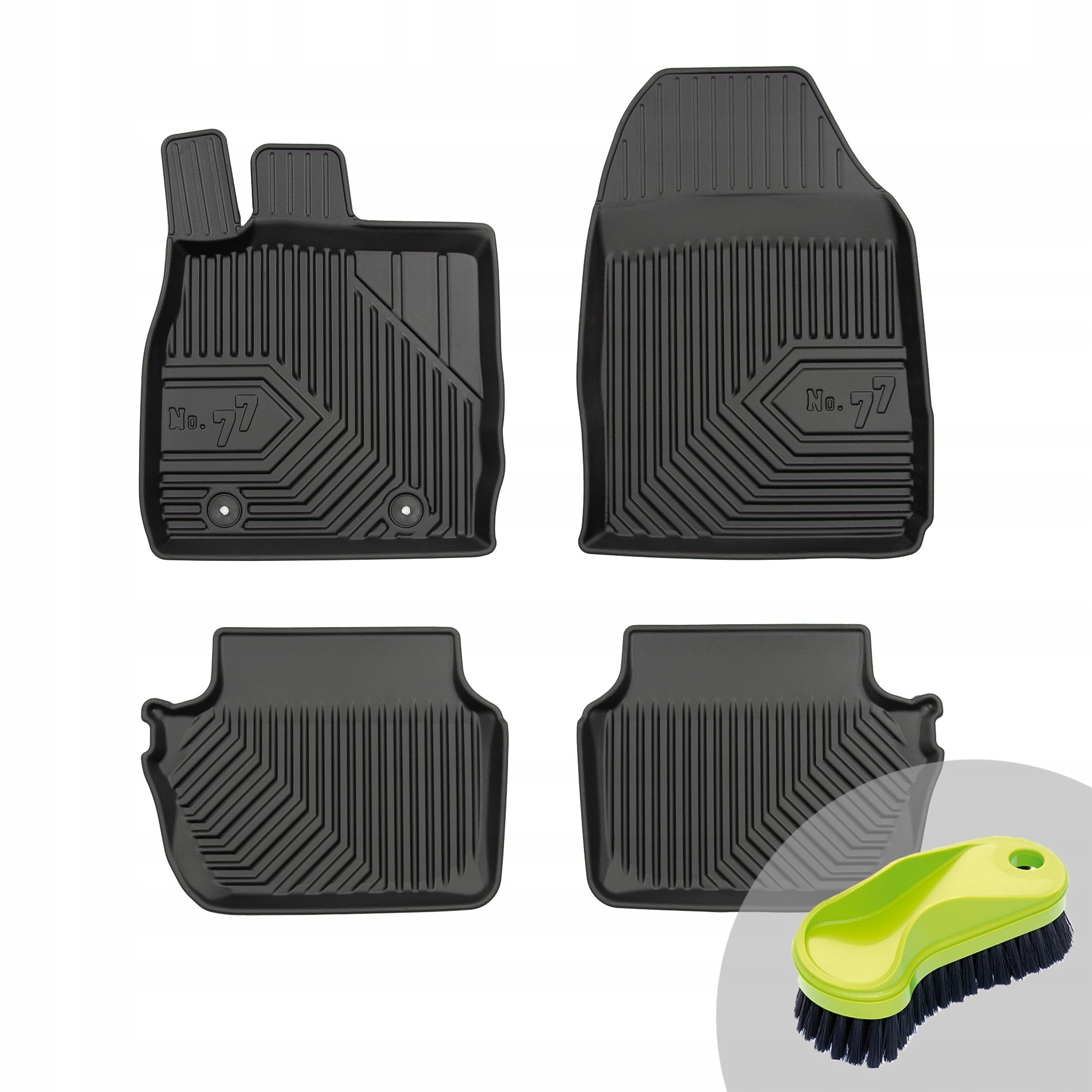 Frogum Koberce do auta pro Ford Fiesta VI 2008-2017 kartáč