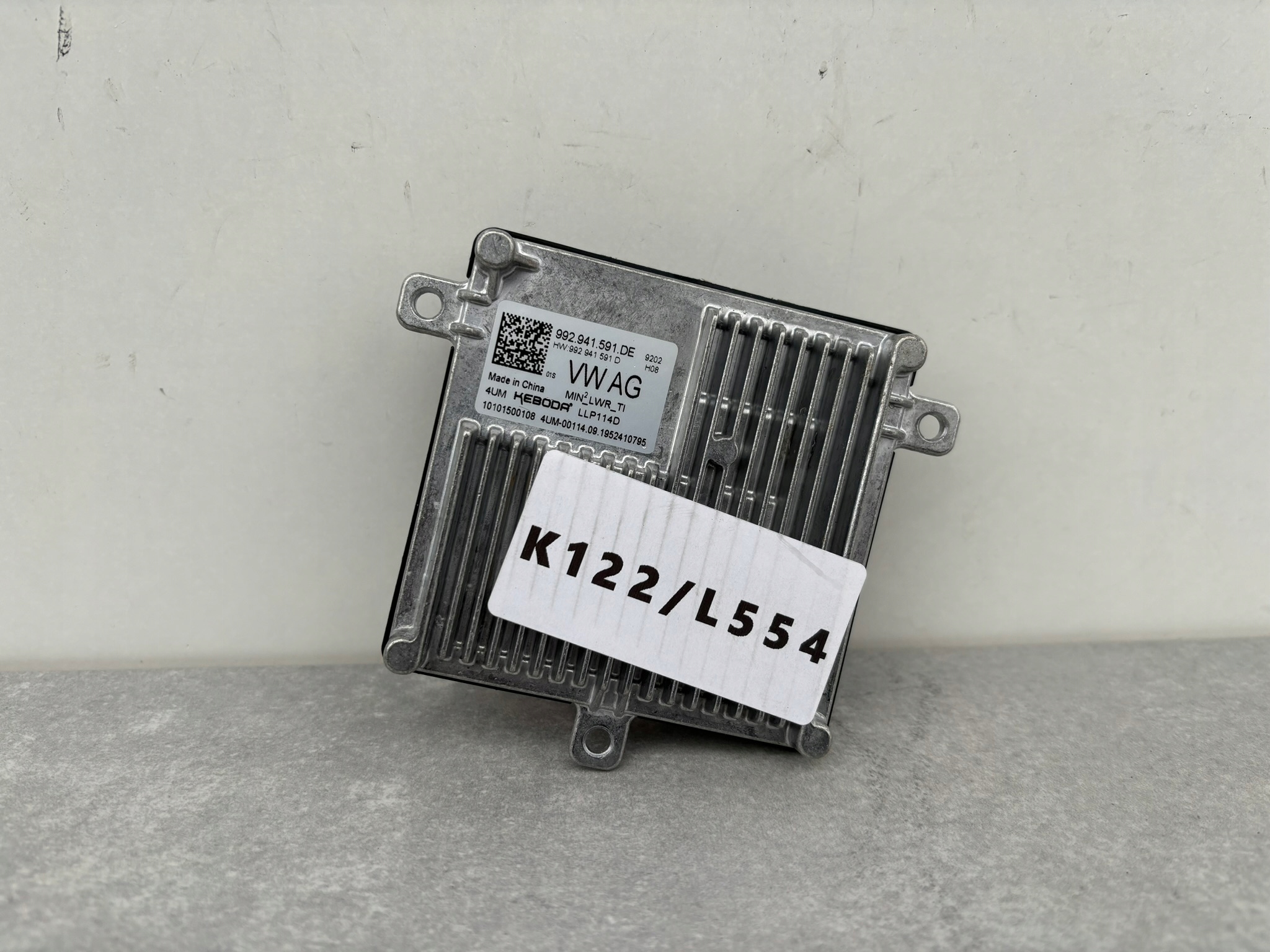 control unit lights module LED VW GOLF ID.4 SEAT SKODA AUDI K122/L554