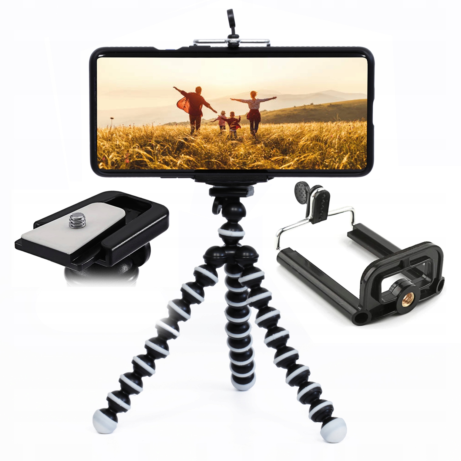 STATYW GIĘTKI ELASTYCZNY UCHWYT TELEFON TRIPOD S