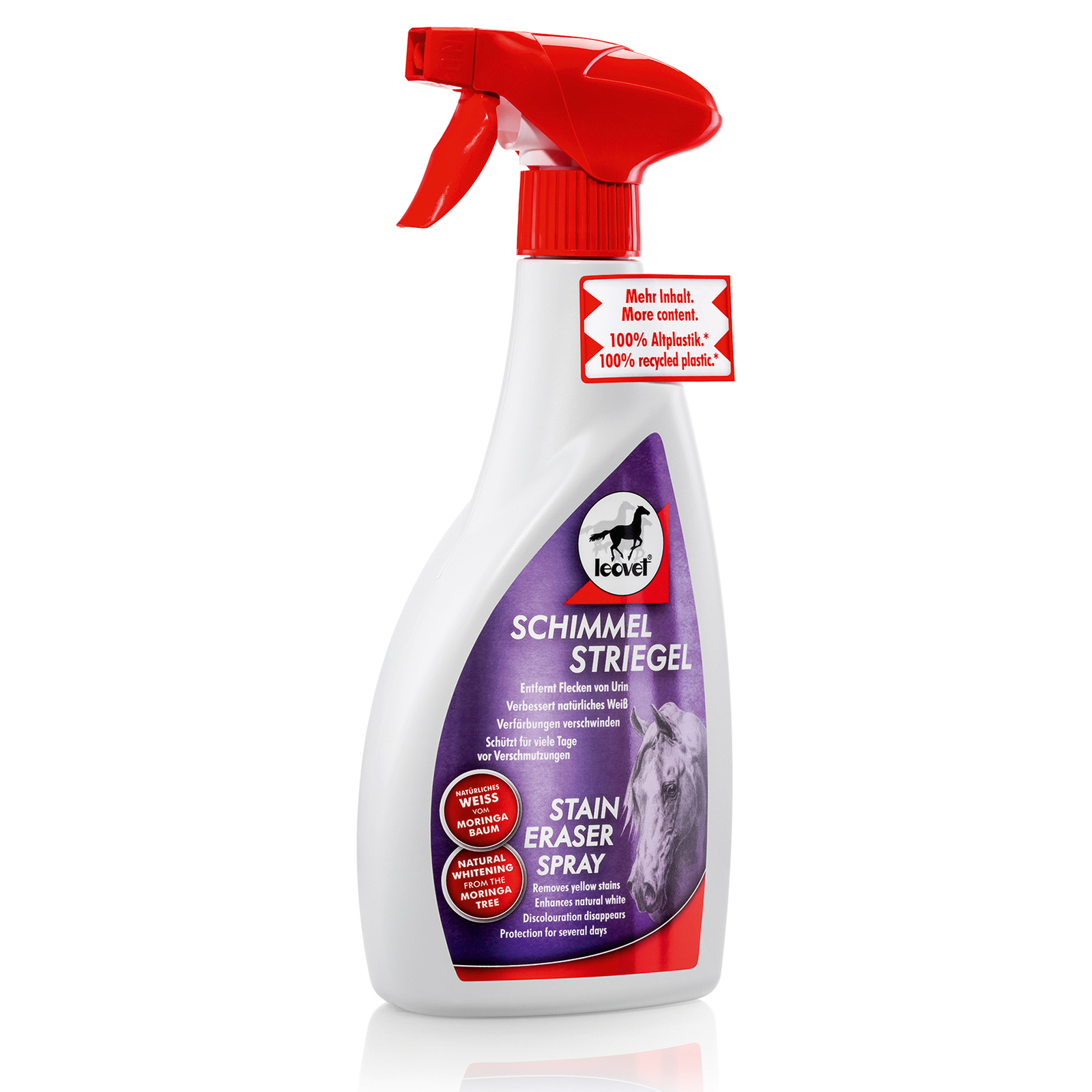 

Leovet Milton White Strigel–dla siwych koni 500ml