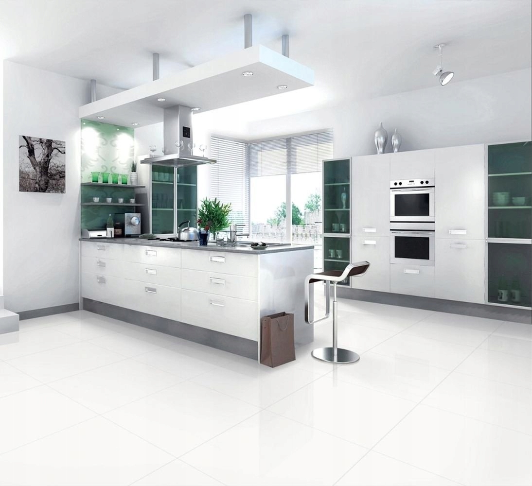 Kafelki ICE WHITE POLISHED 60x60 cm Stan opakowania oryginalne