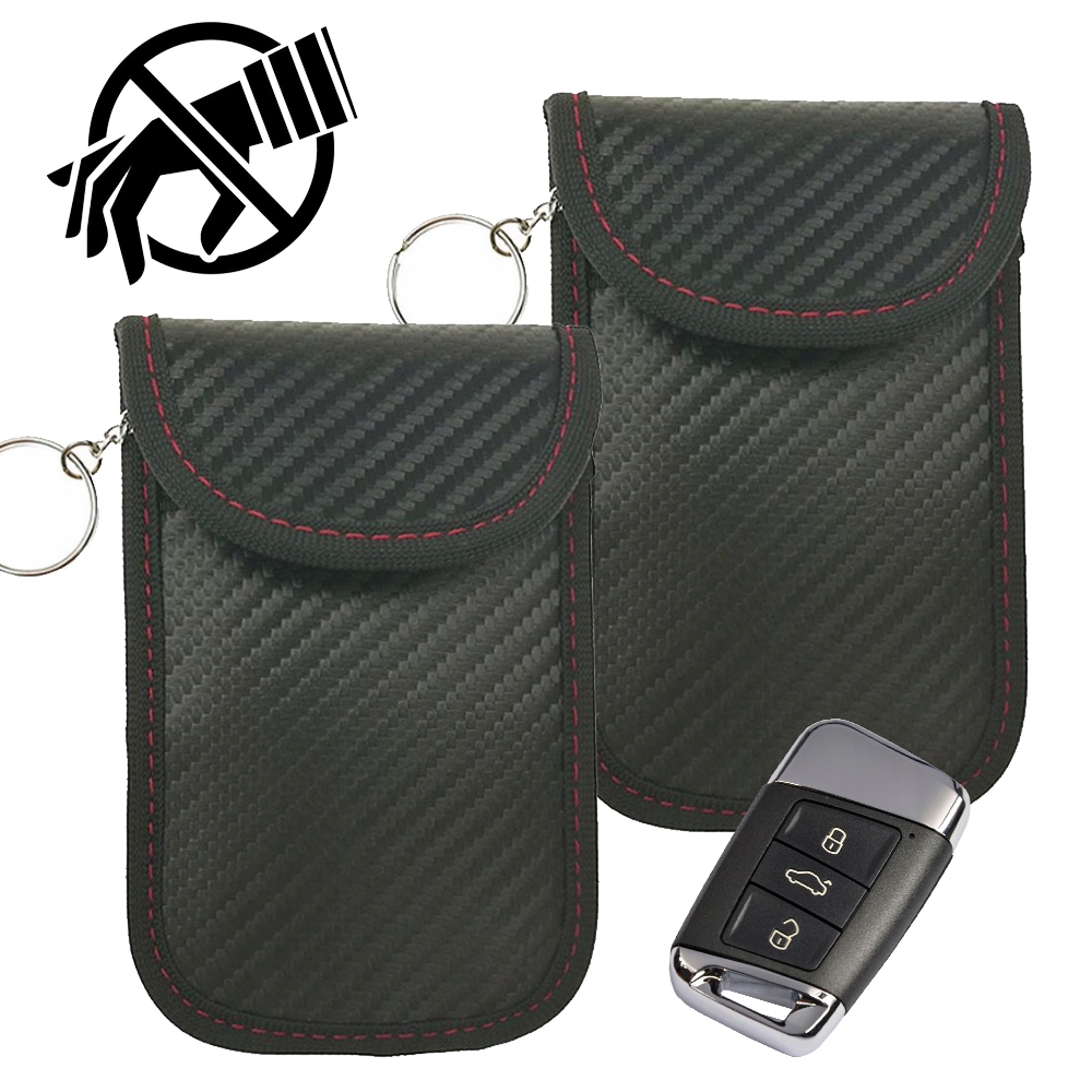2X Etui Antykradzieżowe Na Kluczyk Keyless Klatka Faradaya