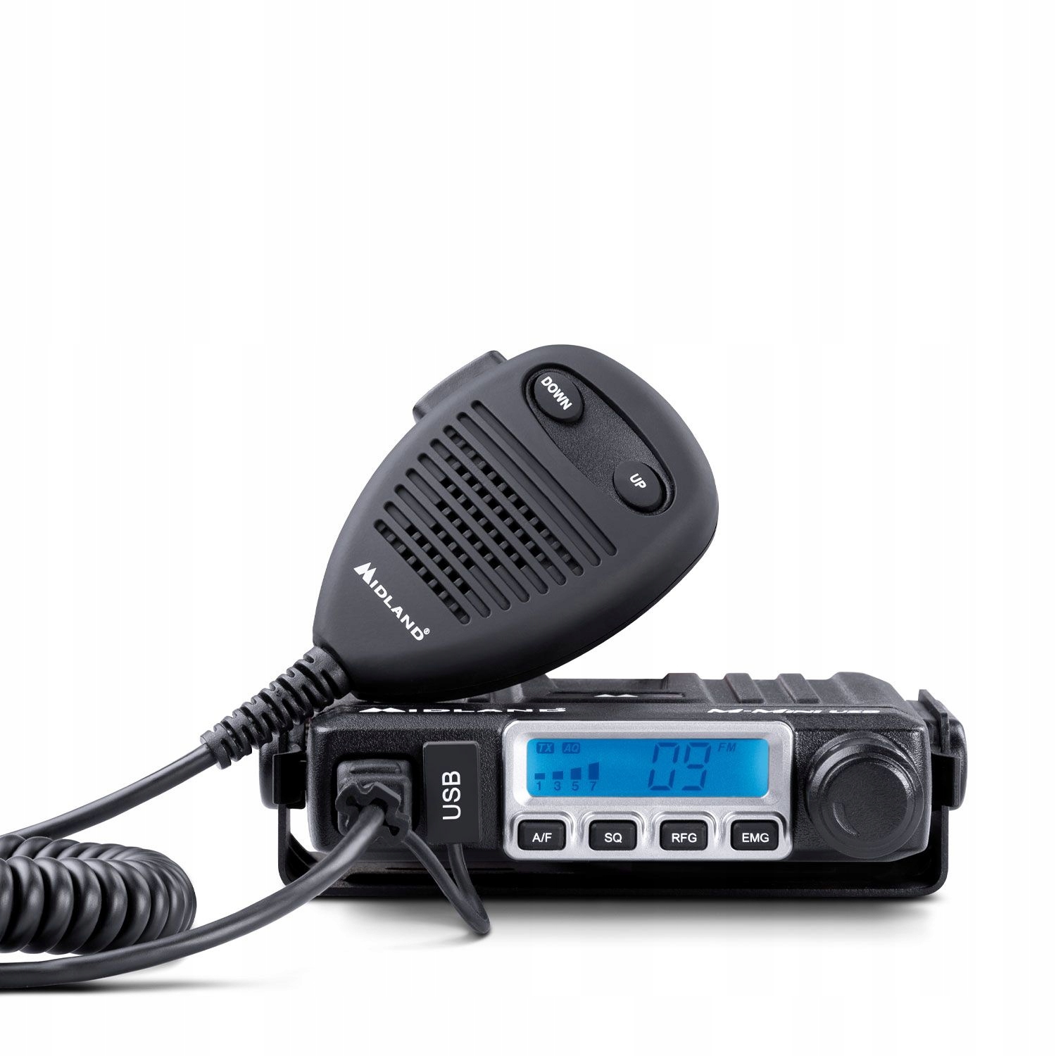 Cb Radio Midland M-mini Usb Am/fm wtyk zapalniczki