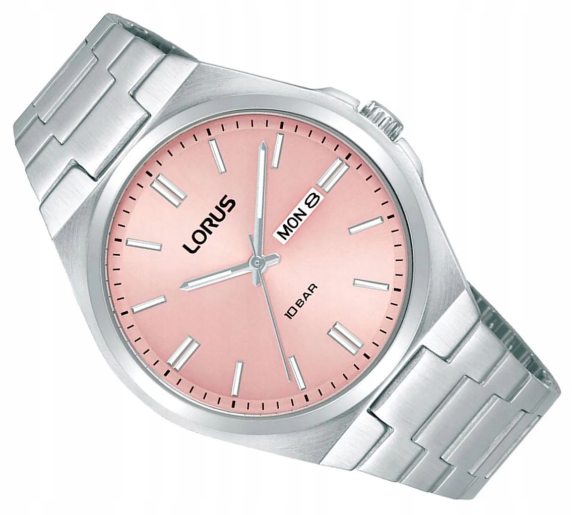 Ocelové Pánské Vodotěsné Klasické Hodinky Lorus RH397AX9 100M Datumovka