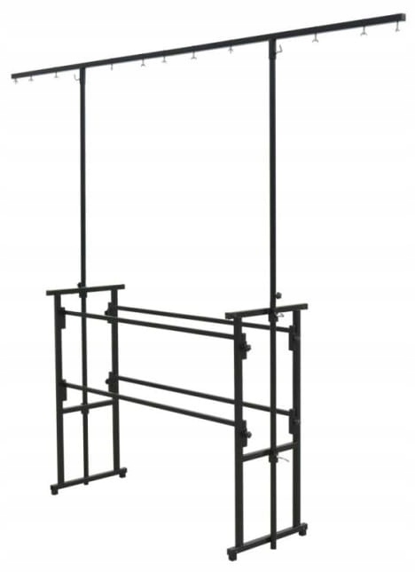 STANOWISKO STATYW DLA DJ Z POPRZECZKĄ RAMPA 60KG 1.2M REGULOWANA WYSOKOŚĆ Marka Stand4Me