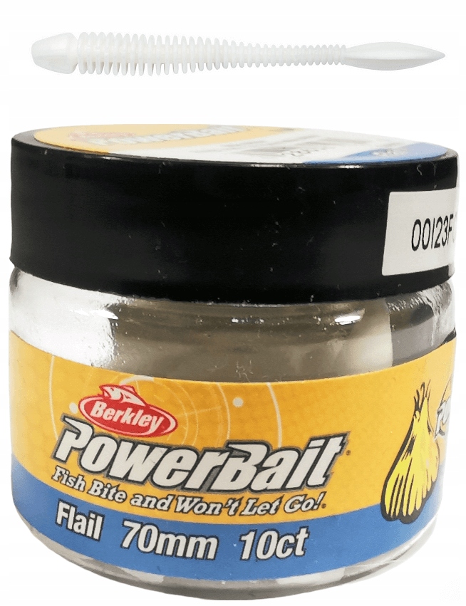 Guma Berkley PowerBait Flail 70mm - Milky White 10szt
