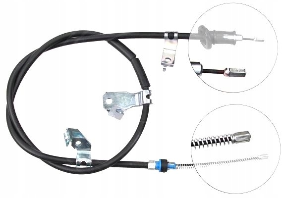 MR955256 - КАБЕЛЬ РУЧНОГО ГАЛЬМА SMART FORFOUR 454 2004-2006